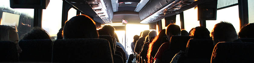 charter bus passengers